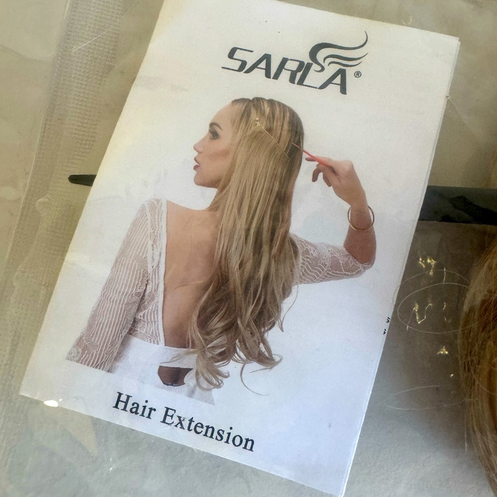 HAIR EXTENSIONS by SARLA!! Get holiday ready- add some FUN & FLARE! 🤩Blonde🤩